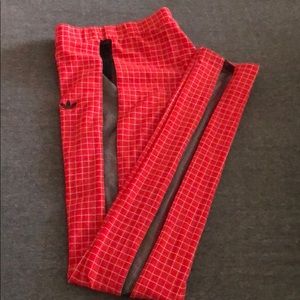 Adidas Leggings with See-through Leg Panels